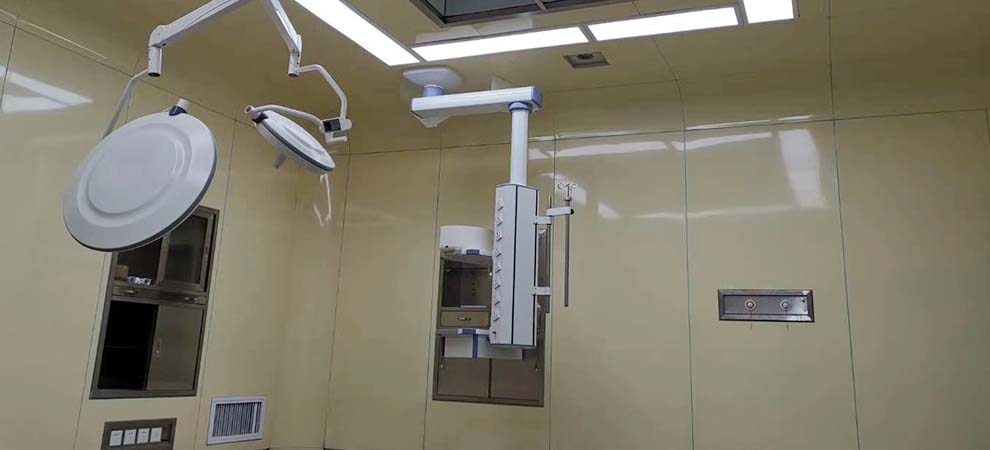 医用净化气体吊塔安装与墙面气体终端安装工程技术对比-标久净化工程